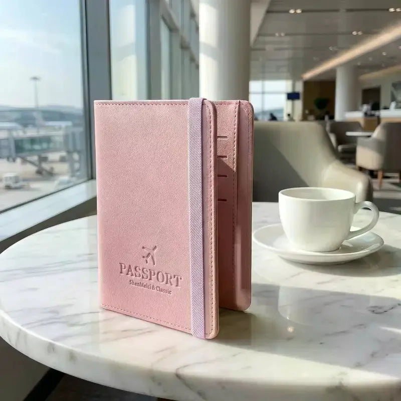 Waterproof PU Leather Passport Holder & Travel Wallet