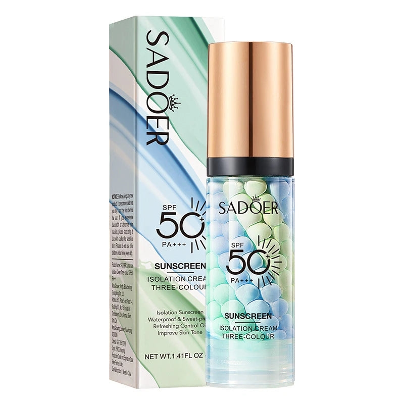 Three-color Repair And Isolation Cream Protective Primer Before Makeup Moisturizing Isolation Milk 40g Peaceful Pleasures Health and Wellness 03