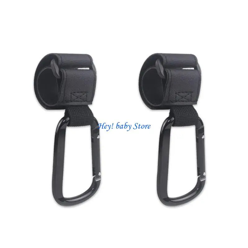 Adjustable Anti-Skid Stroller Hooks | Pram Bag Hangers