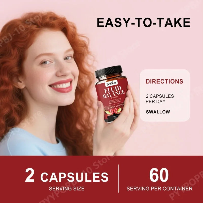 Docteat Fluid Balance Capsules – Apple Extract & CoQ10 | 60ct