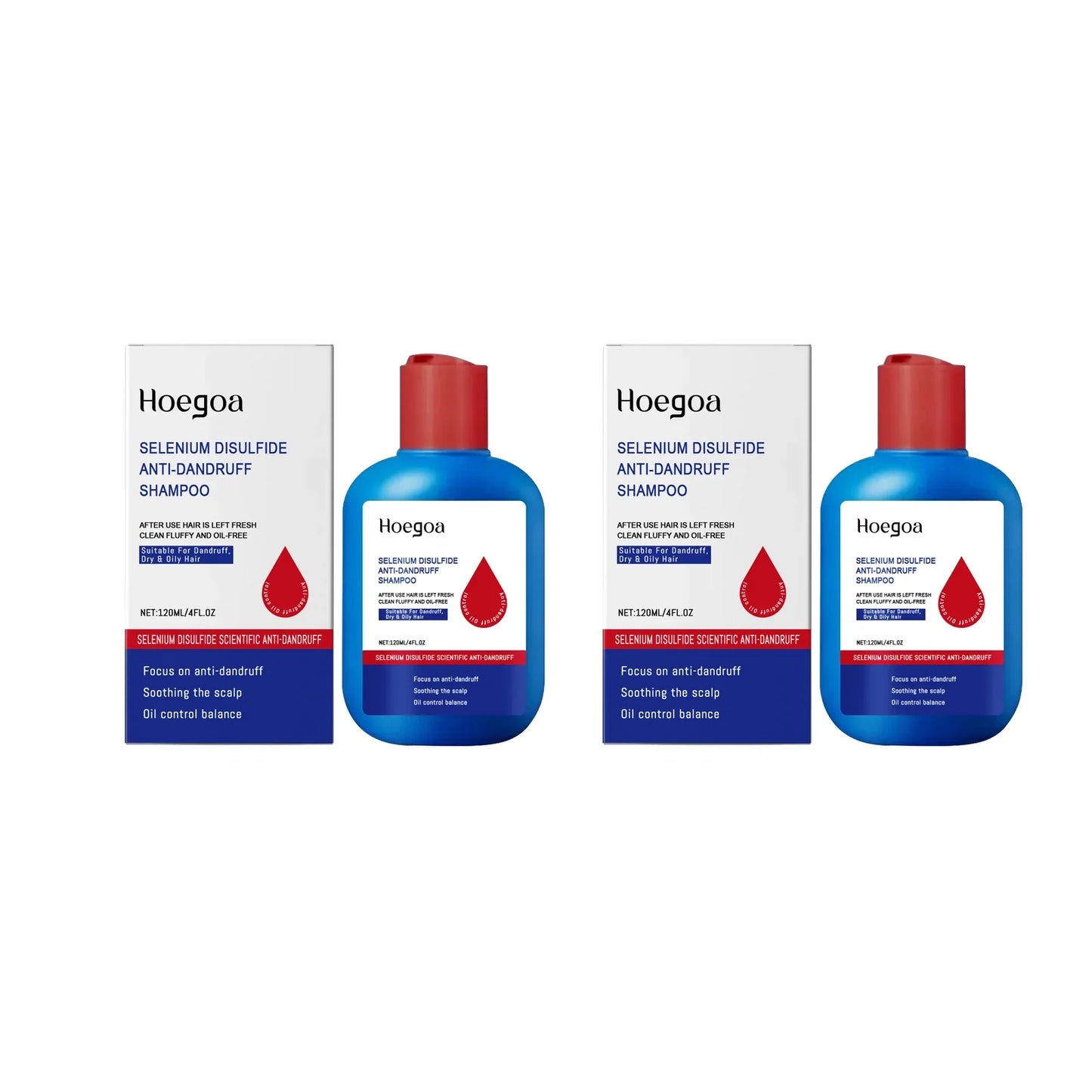 HOEGOA Selenium Sulfide Shampoo – Dandruff & Oil Control
