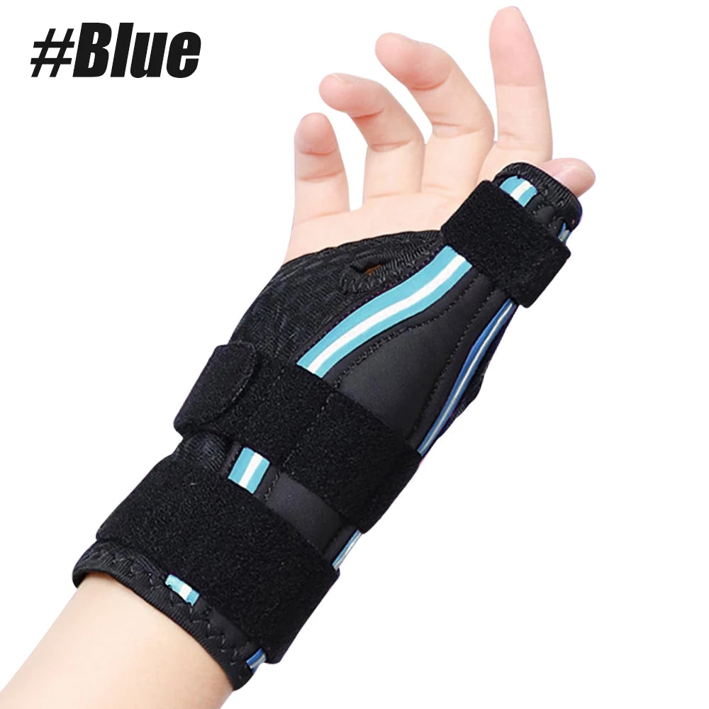1PCS Thumb Brace for Right & Left Hand,Reversible Thumb Splint for Arthritis Pain,Thumb Stabilizer for Sprains,Tendonitis Relief Peaceful Pleasures Health and Wellness Blue-1PCS