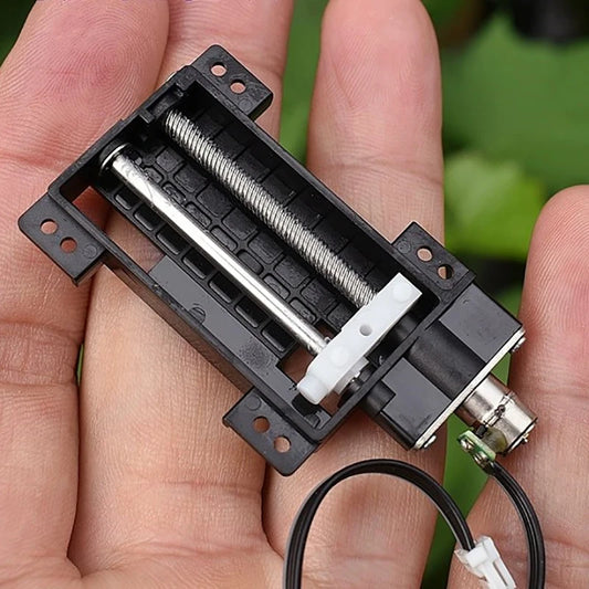 Mini 6mm Planetary Gear Stepper Motor 30mm Linear Slider Linear Stepper Actuator Peaceful Pleasures Health and Wellness