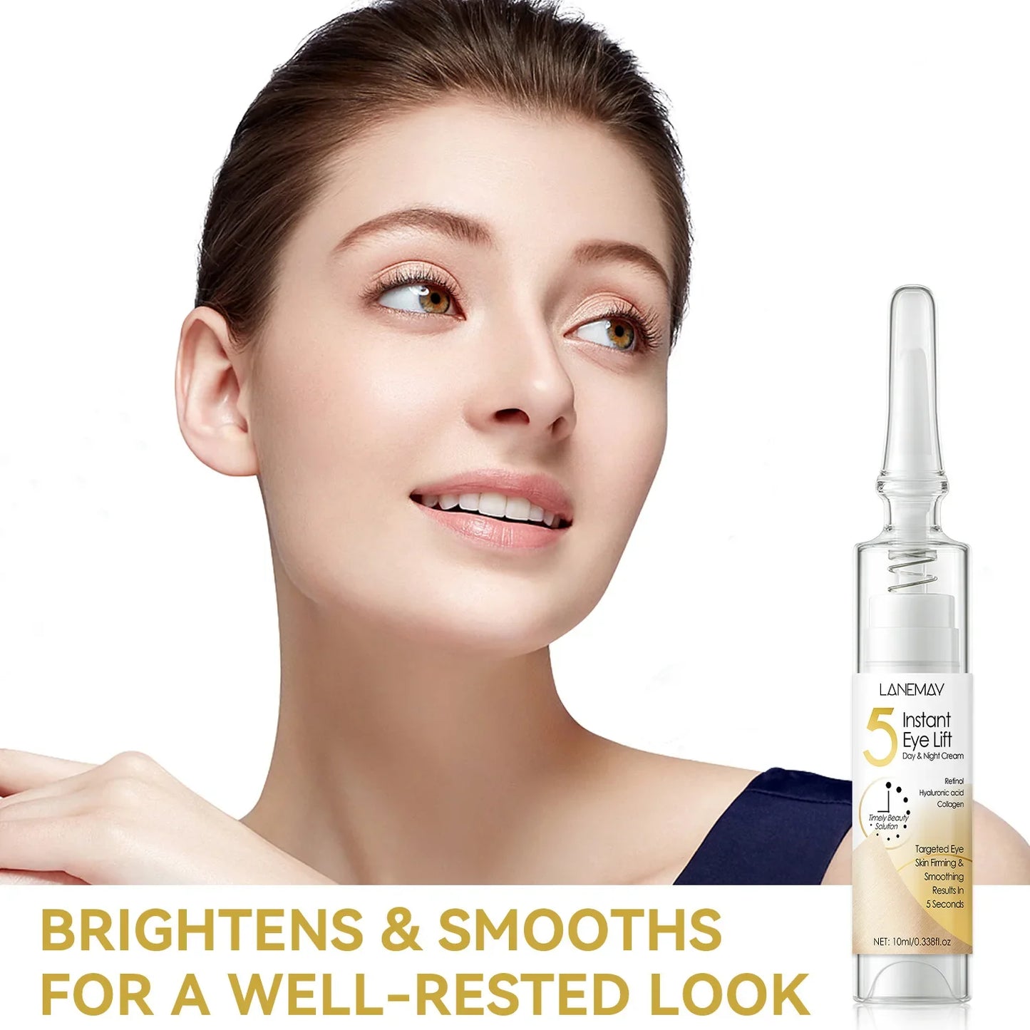 Lanemay Retinol Instant Lift Eye Cream – Firm & Brighten 10ml