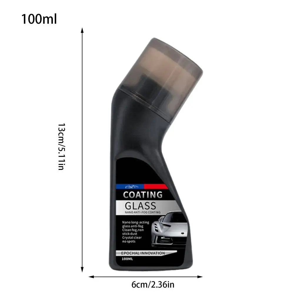 100ml Windshield Hydrophobic & Anti-Fog Spray Long-Lasting Clear Vision Coating, Water Repellent For Car Windows, Mirror & Glass Peaceful Pleasures Health and Wellness 100ml