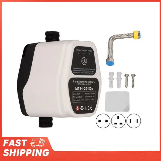 Booster Pump Automatic Water Pressure Shower Boosting Recirculating Peaceful Pleasures Health and Wellness