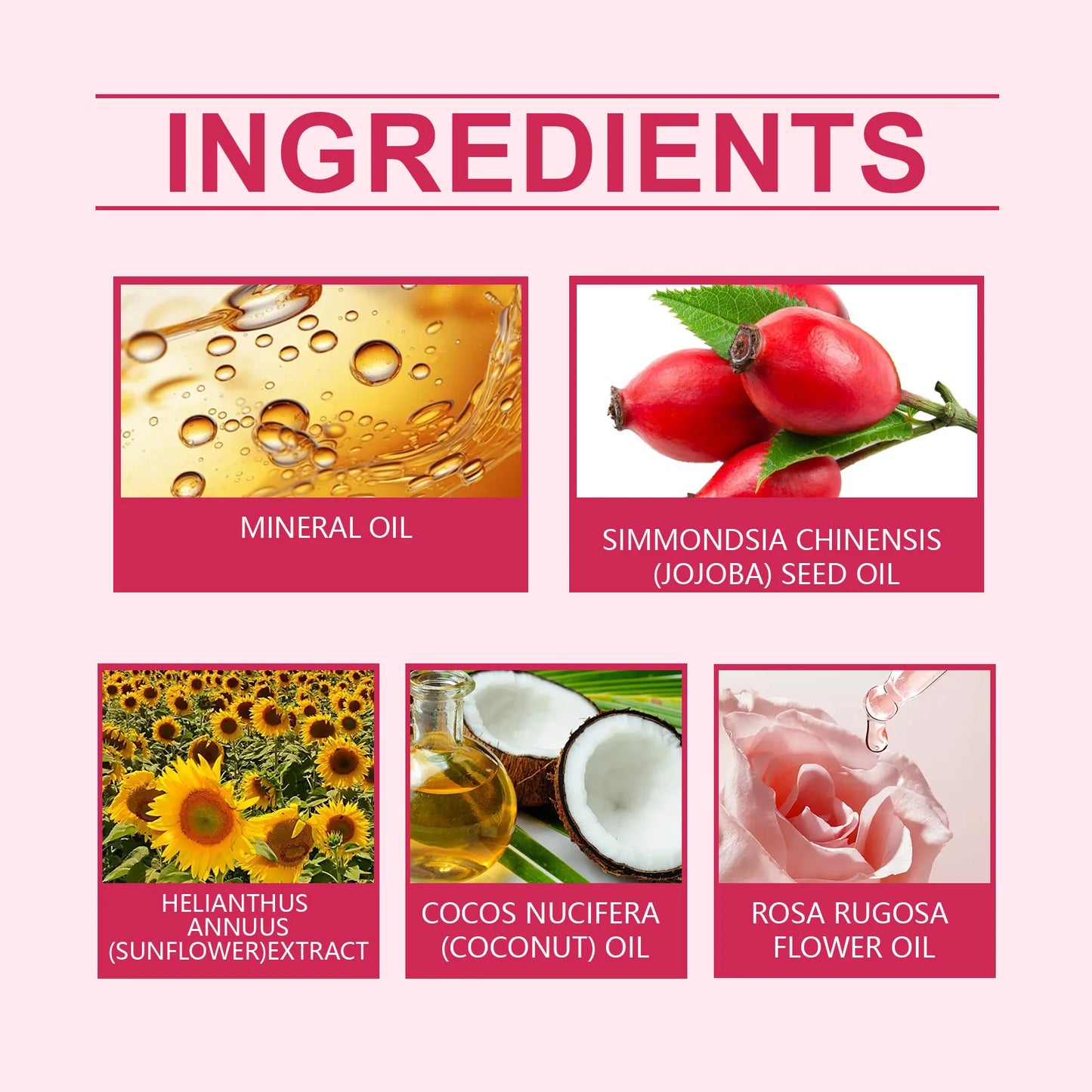 OceAura Rosehip Dry Oil – Face, Hair & Body Moisturizer 30ml