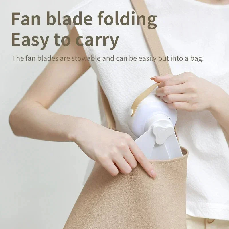 Portable Camping Ceiling Fan with LED Light & Remote Control
