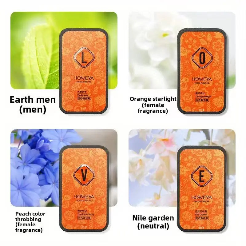 Solid Fragrance Gift Box – Portable Lasting Scent | Travel Perfume
