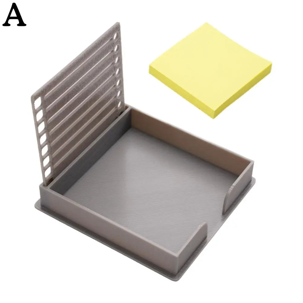 Sticky Note Dispenser Sticky Note Holder With Stencil Sticky Notes Template For Note Pad Self-adhesive Notepad Note Organ Peaceful Pleasures Health and Wellness A Set
