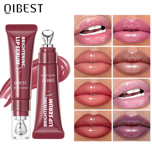 QIBEST Crystal Jelly Lip Gloss – 8 Colors, Mirror Shine Lip Gloss Oasis Select