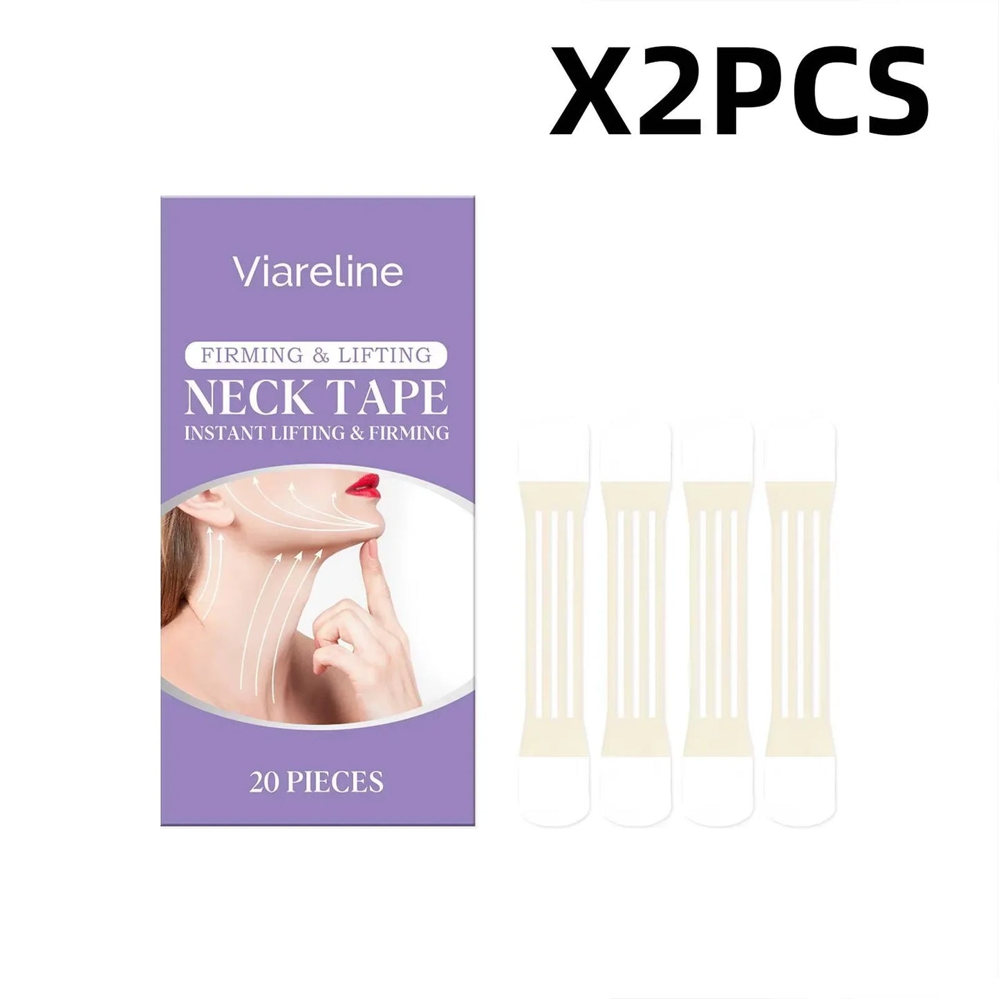 VIARELINE Neck Tightening Patch – Firm & Smooth Neck (20pcs)