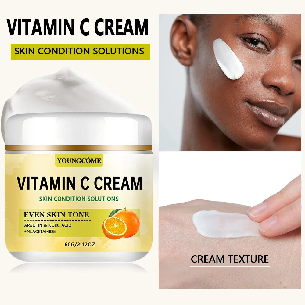 Vitamin C Turmeric Face Cream – Hyaluronic Acid & Retinol 60g