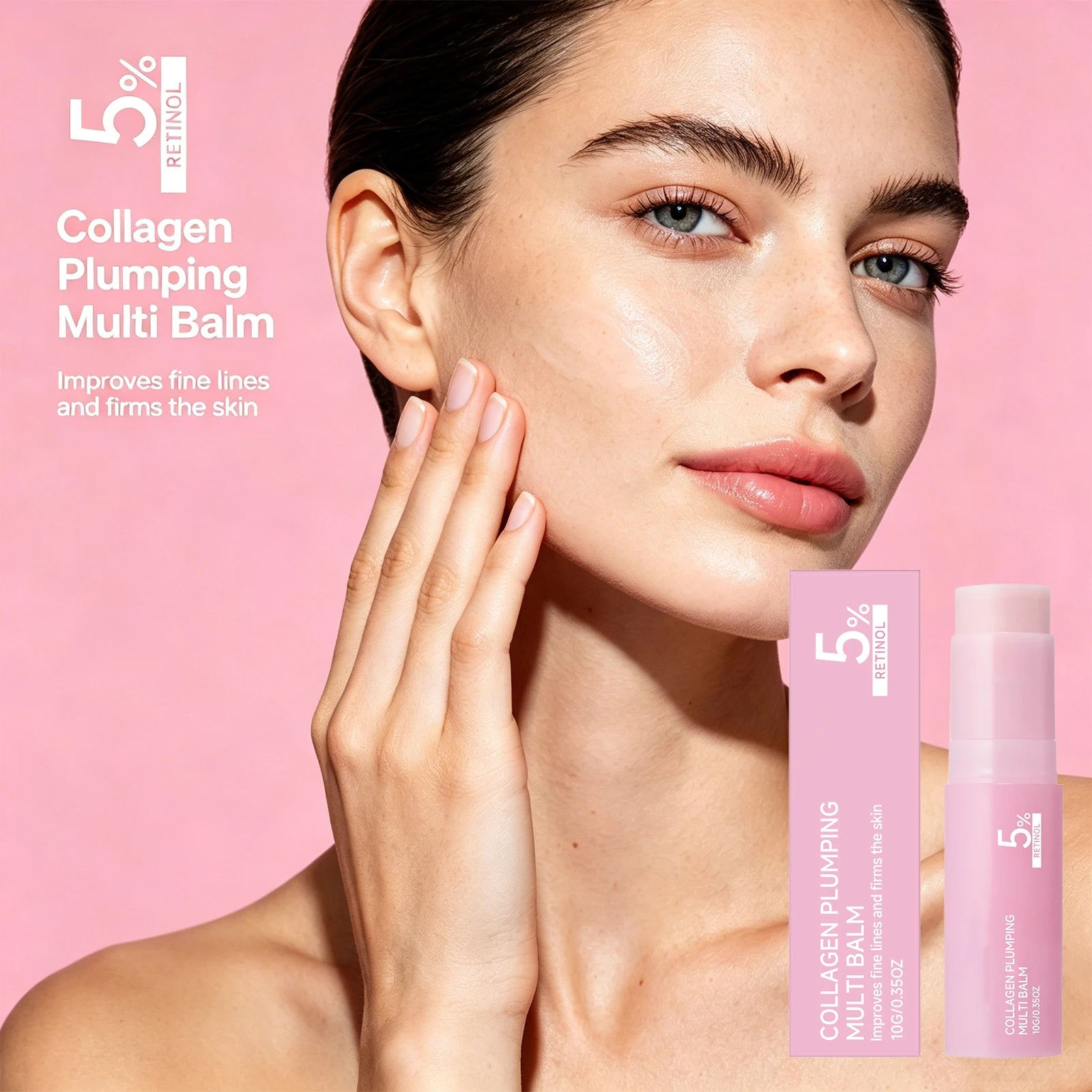 5% Retinol Collagen Volume Multi Balm Firming Lifting Skin Nourishing Moisturizing Skin Reduce Dryness Fade Fine Lines Body Care Peaceful Pleasures Health and Wellness