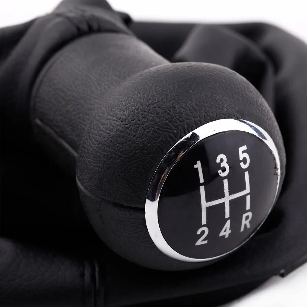 VW Passat B5 5-Speed Gear Shift Knob Gaitor Boot – Black PU