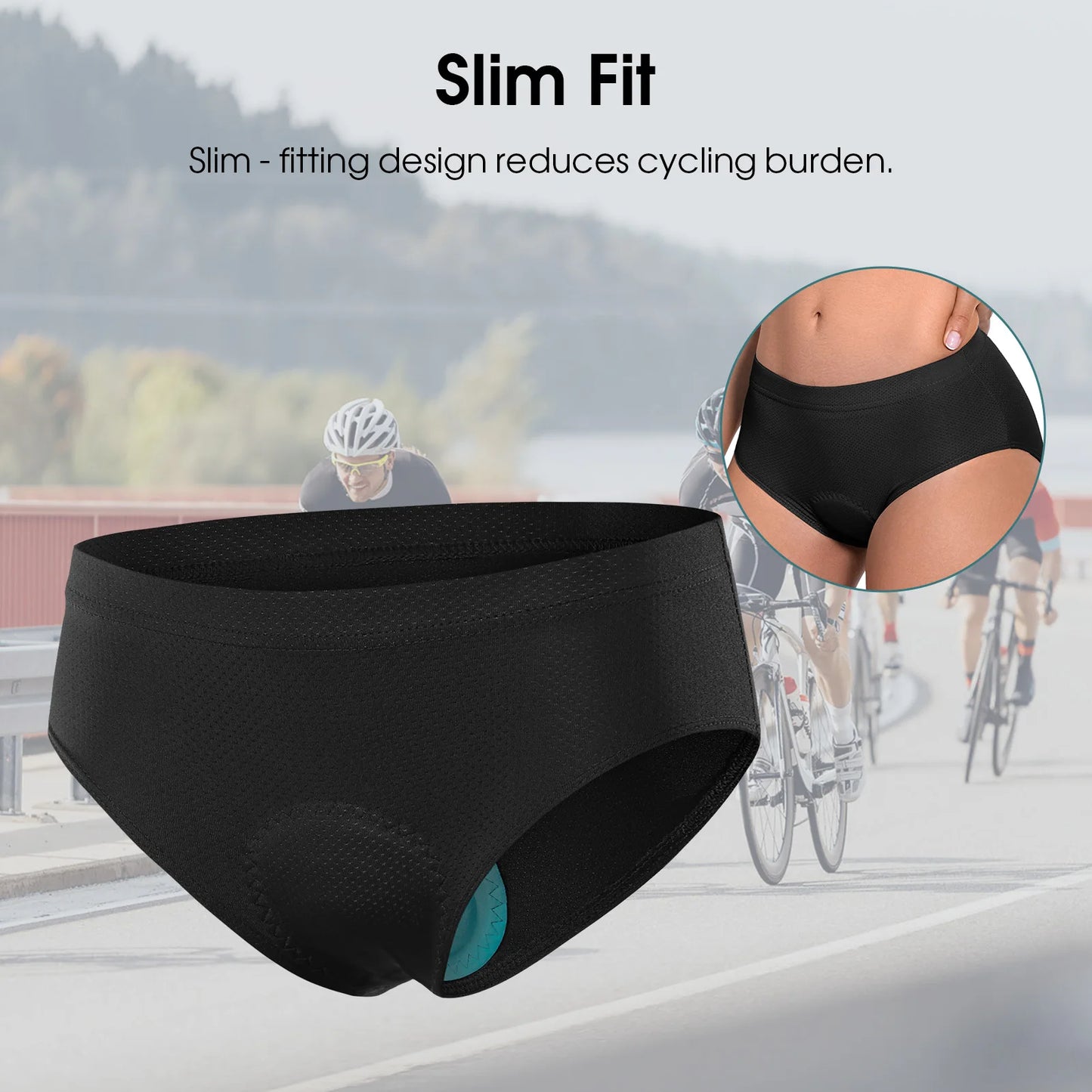 Quick Dry Breathable Sports Underwear Padded Bike Women Cycling Riding