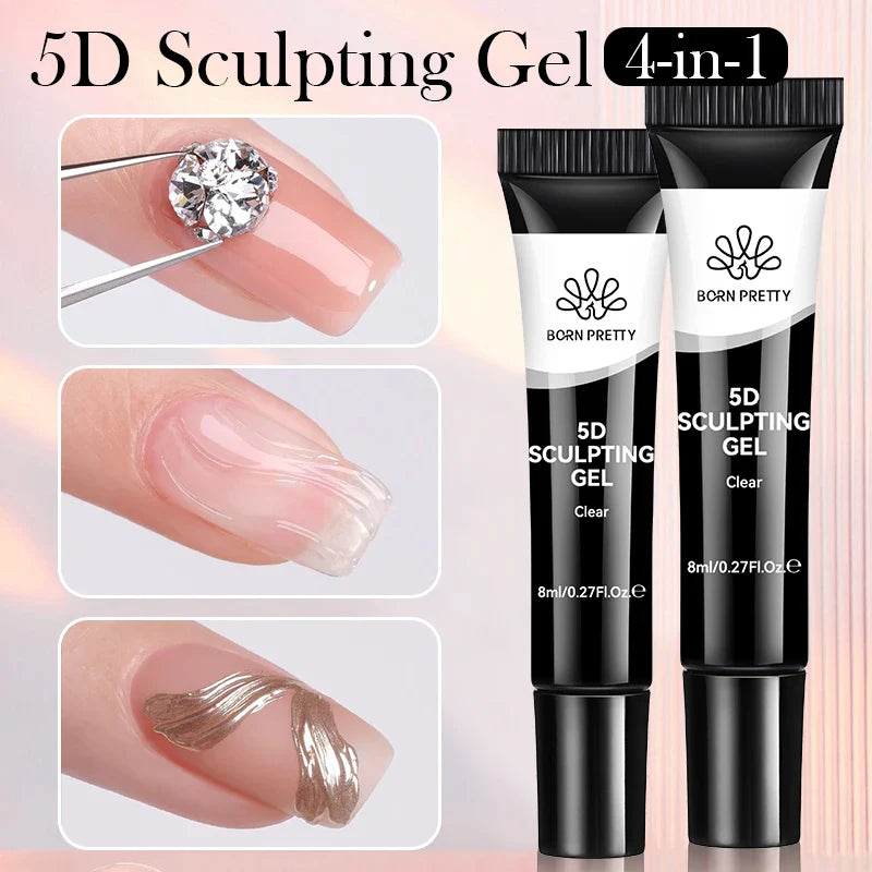 Born Pretty 5D Nail Sculpting Gel – Mirror Embossing 8ml
