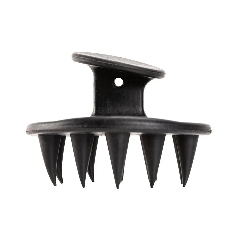 1pcs Hair Brush Scalp Massager for Hair Growth Mold-Free Silicone Scalp Massager Shampoo Brush Scalp Scrubber Exfoliator Tools Peaceful Pleasures Health and Wellness Black