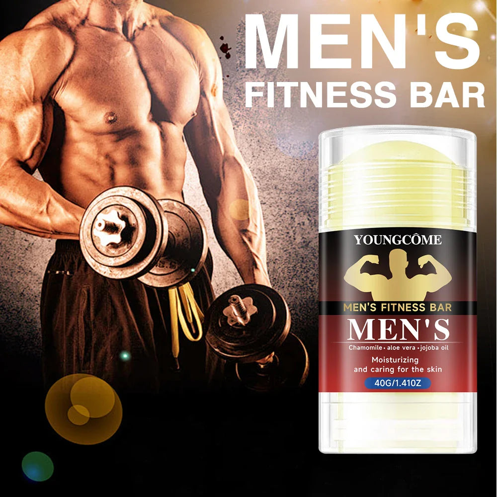 YOUNGCOME Men's Gym Skincare Bar – 72H Odor Control & Niacinamide