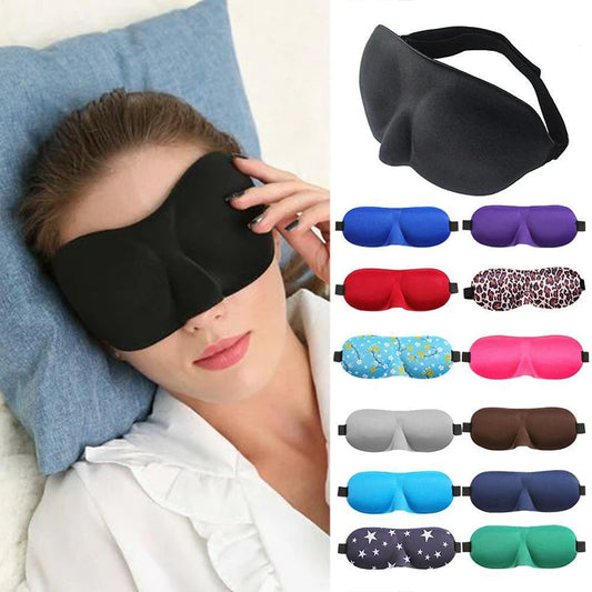 3D Contoured Sleep Mask – 100% Light Blocking & Breathable Sleep Eye Mask Peaceful Pleasures Health and Wellness