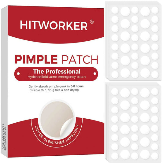 Invisible Waterproof Hydrocolloid Acne Patches – All Skin Types Acne Patches Peaceful Pleasures Health and Wellness