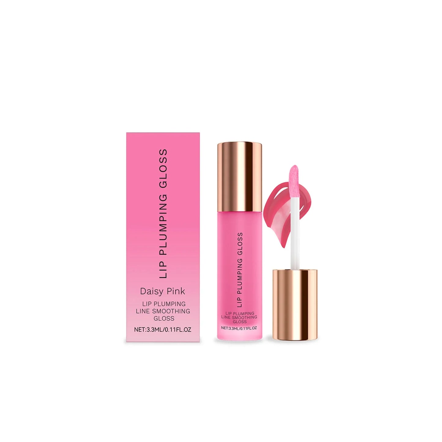 Crystal Plumping Lip Gloss – High-Shine Hydrating Lip Oil