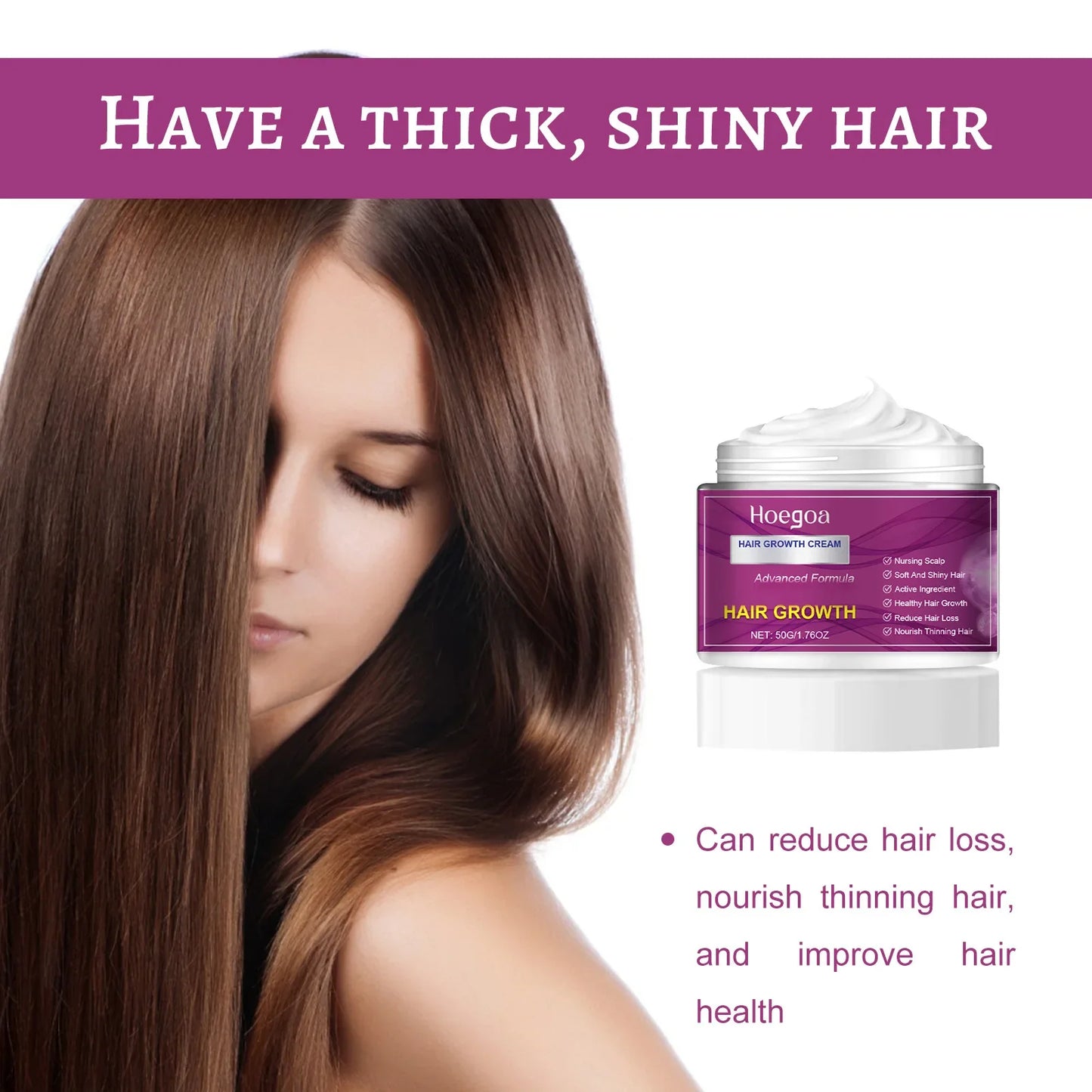 HOEGOA Hair Growth Cream – Nourish & Strengthen Scalp 50g
