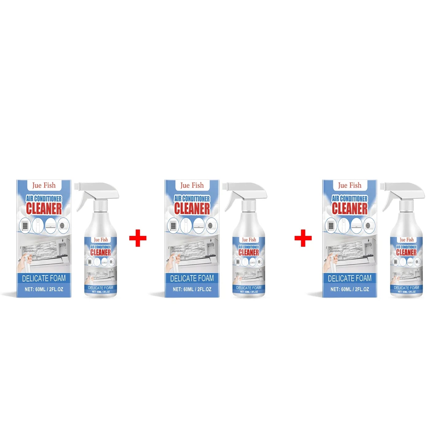 Jue-Fish 60ml AC Foam Cleaner Spray – Coil & Condenser Cleaner