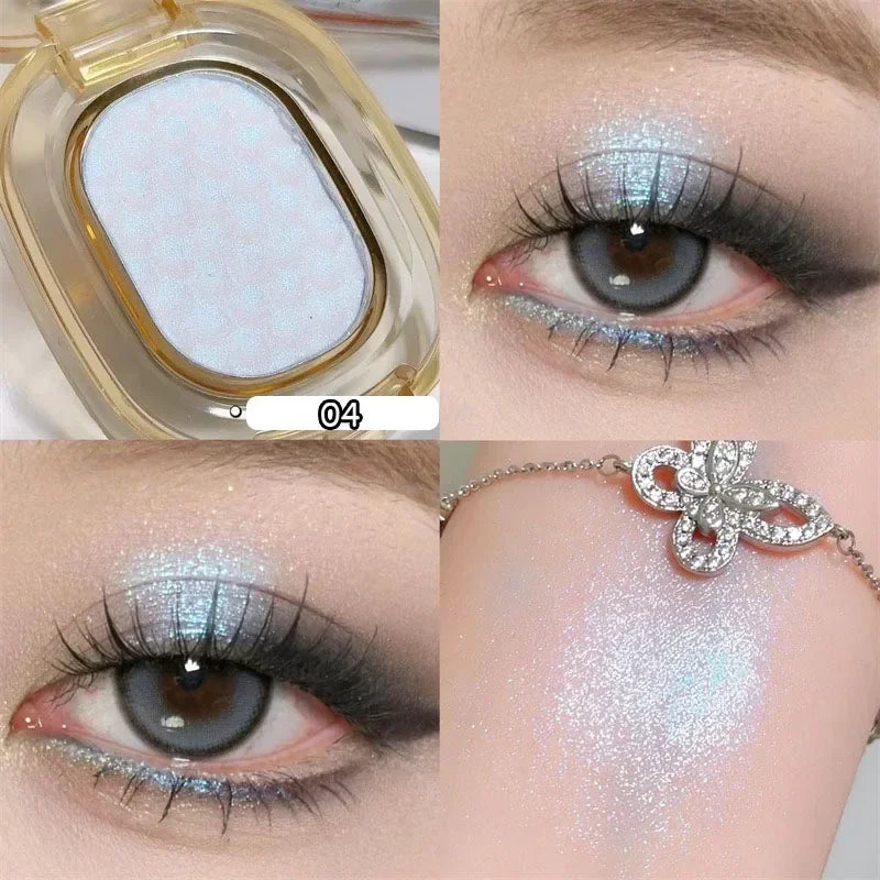 Chameleon Gradient Glitter Eyeshadow Palette | Shimmer Highlight