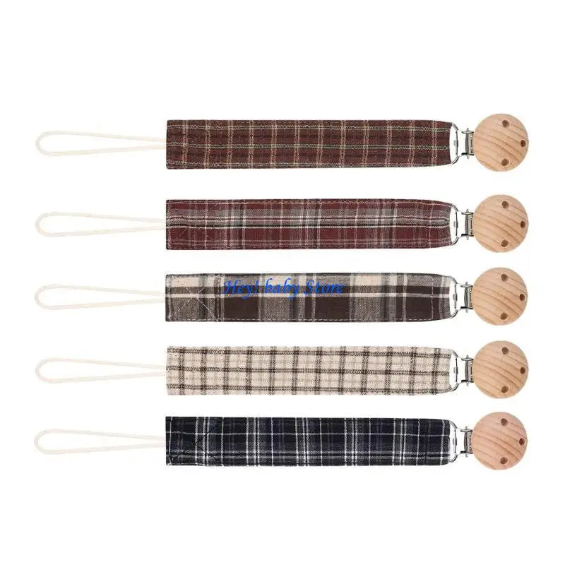 5-Pack Baby Pacifier Clip Chain | Crib & Stroller Holder