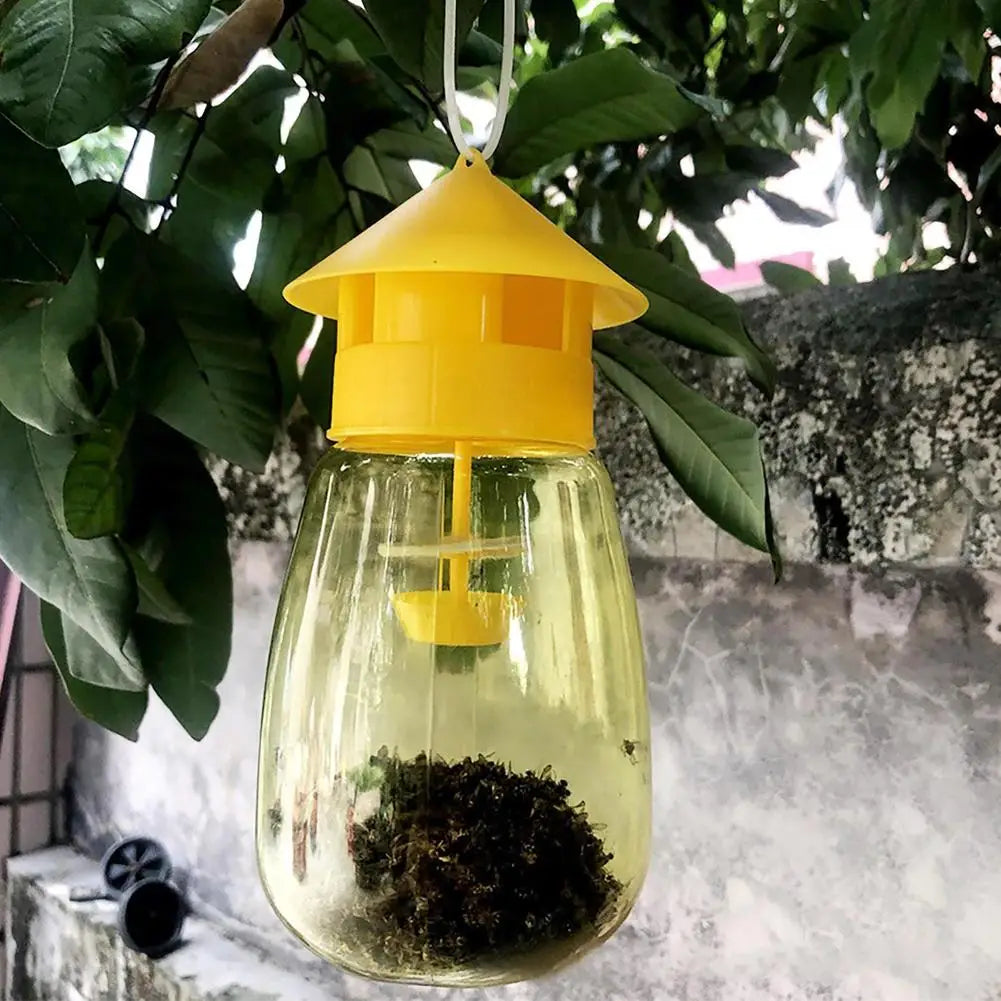 Outdoor Hanging Trap Fruit Fly Trap Killer Plastic Courtyard Garden Anti Fly Supplies Anti Fruit Catcher Pest Fly Trap Control Peaceful Pleasures Health and Wellness