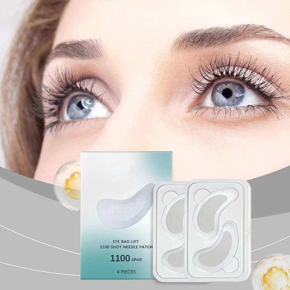 Microneedle Under Eye Patch – Hyaluronic Acid Firming Eye Mask for Wrinkles & Dark Circles Peaceful Pleasures Health and Wellness