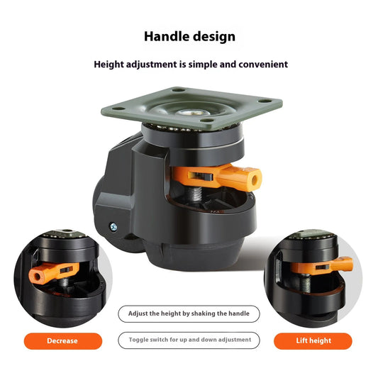 Heavy Duty Swivel Caster Wheels – Height Adjustable Workbench Swivel Caster Wheels Peaceful Pleasures Health and Wellness