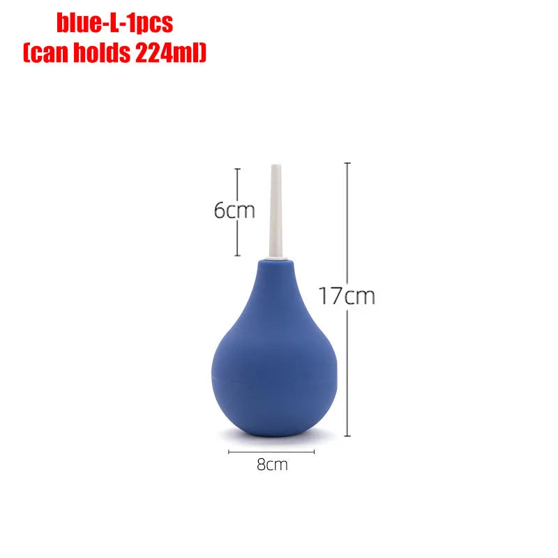 Anal Douche Bulb – 4 Sizes, Anti-Backflow Personal Hygiene Cleansing