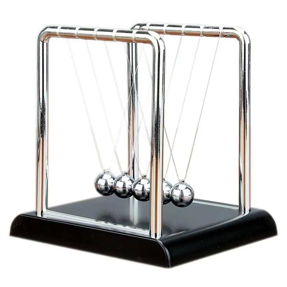 Newton's Cradle Steel Pendulum Desk Toy – Physics & Stress Relief