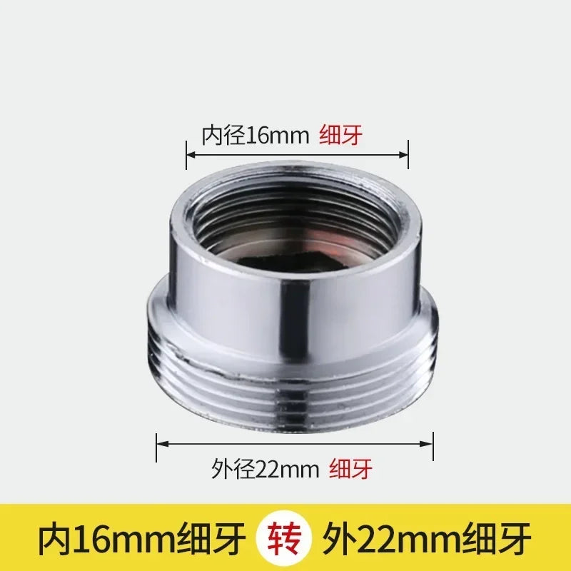 Brass Faucet Thread Coupler 1/2" to M16–M28 | Kitchen & Bath
