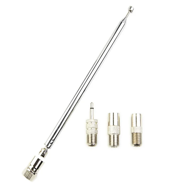 Telescopic DAB FM Radio Aerial Adapter F-Male Connector AV Receiver Mini System Antenna Accessory Peaceful Pleasures Health and Wellness