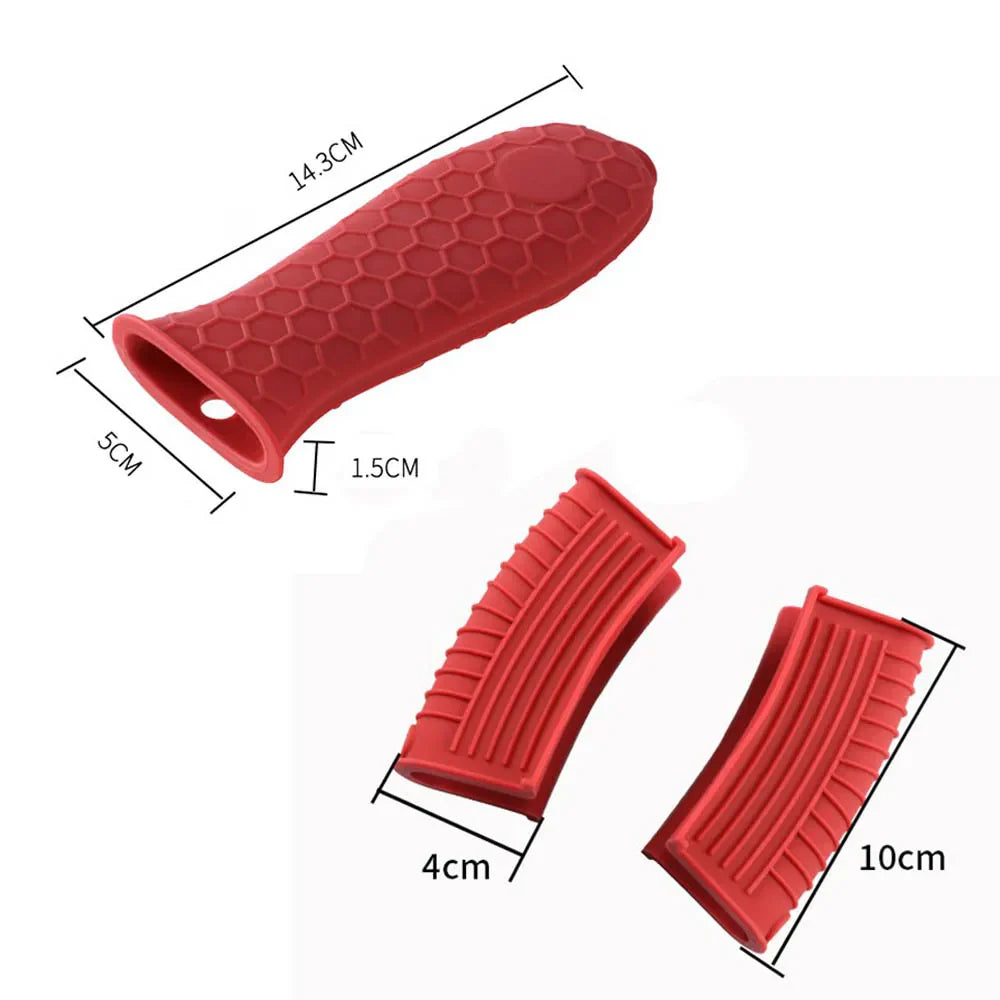 Silicone Pot Handle Covers & Non-Slip Pot Clips | Kitchen