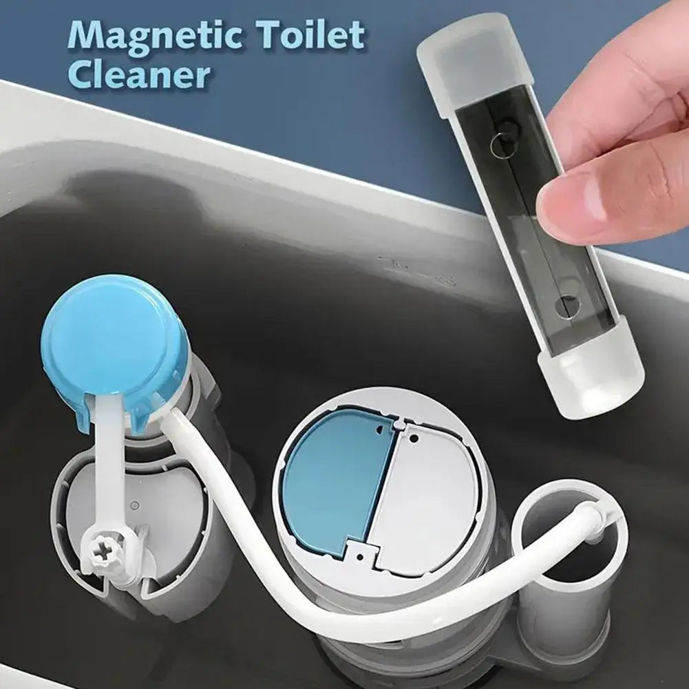 Magnetic Toilet Bowl Cleaner 2 Pieces Toilet Magnets Long-Lasting Magnetic Toilet Cleaner Toilet Cleaning Magnets For Bathroom Peaceful Pleasures Health and Wellness