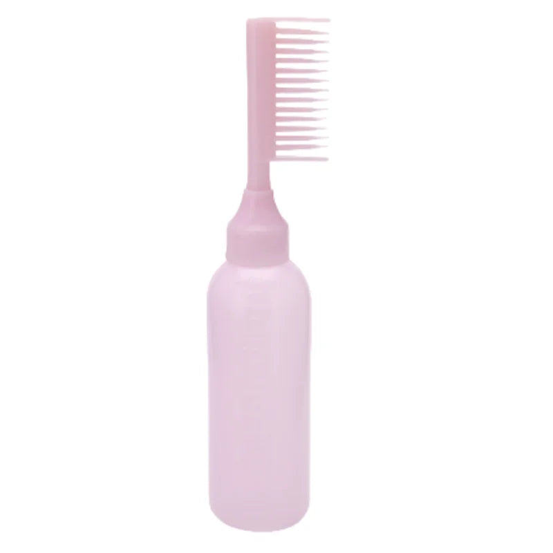 170ml Bottle Refillable Applicator Hair Dye Bottles Plastic Shampoo Bottle Hair Coloring Smudge Tool Salon Hairdressing Supplies Peaceful Pleasures Health and Wellness Pink