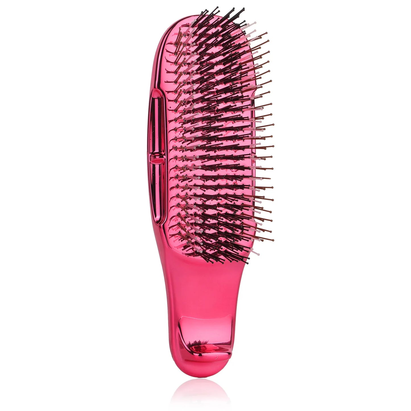 Comb Hair, Meridian Massage, Scalp Cleaning and Care, Dry and Wet Dual-use Portable Hair Comb Barber Accessories Peaceful Pleasures Health and Wellness Red - B