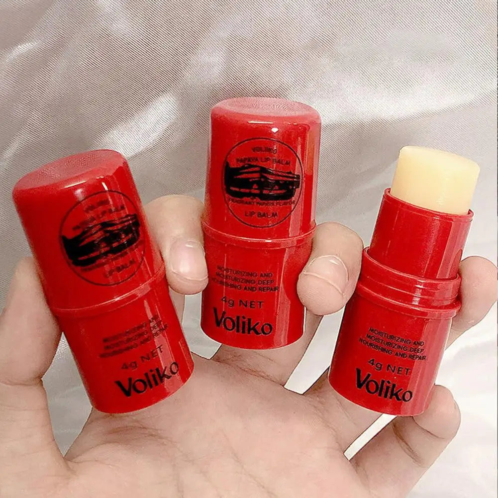 Papaya Lip Balm – Hydrating Long-Lasting Moisturizer 1/5/10 Pack