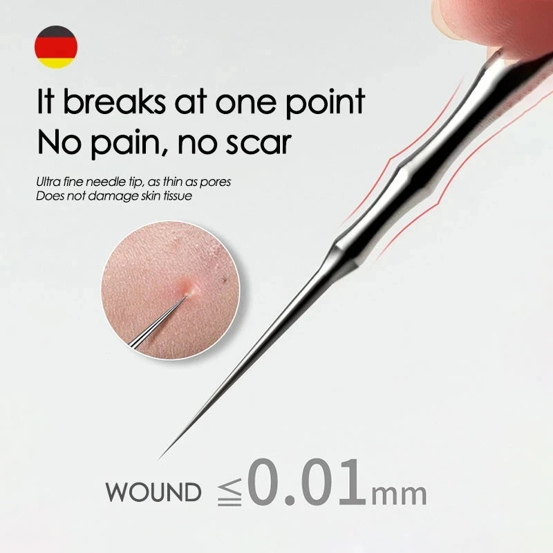 Acne Needle Pore Cleaner Needles Beauty Artifact Blemish Extractor Remover Needle Tool for Pimples Blackhead Removal Peaceful Pleasures Health and Wellness