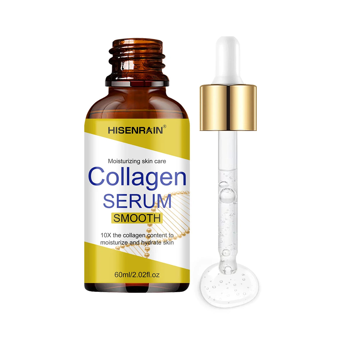 HISENRAIN AliExpress Best-Selling Collagen Essence Serum: Hydrating, Moisturizing & Fast-Absorbing. Peaceful Pleasures Health and Wellness 60ml