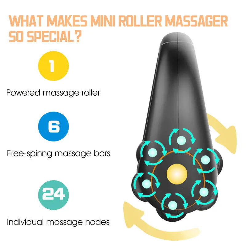 VamsLuna Percussion Massage Gun – Deep Tissue, 5-Speed Relief