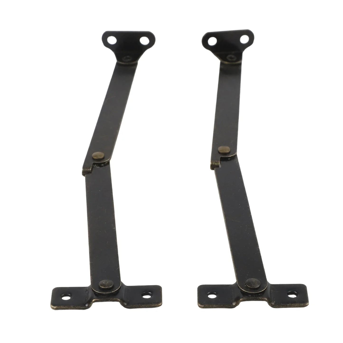 2pcs Antique Bronze Lid Support Hinges | Jewelry Box & Chest