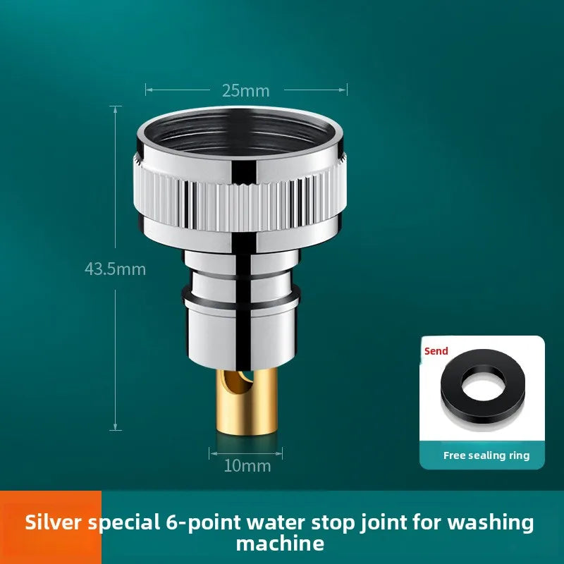 3/4" & 1/2" Thread Faucet Hose Tap Water Quick Connector