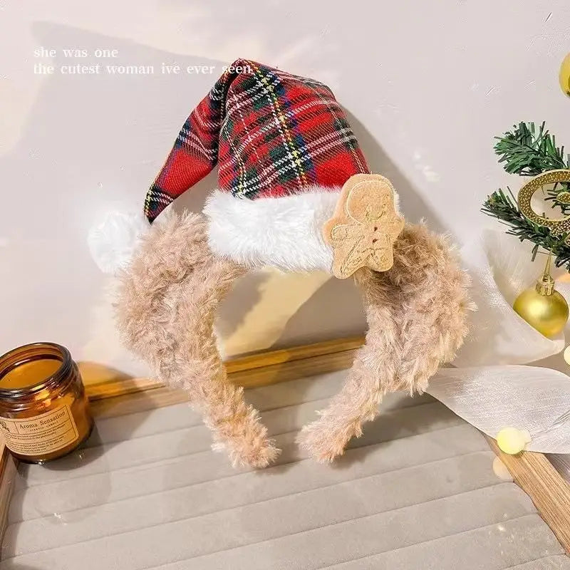 Reindeer Antler Headband with Bells | Christmas Party Accessory