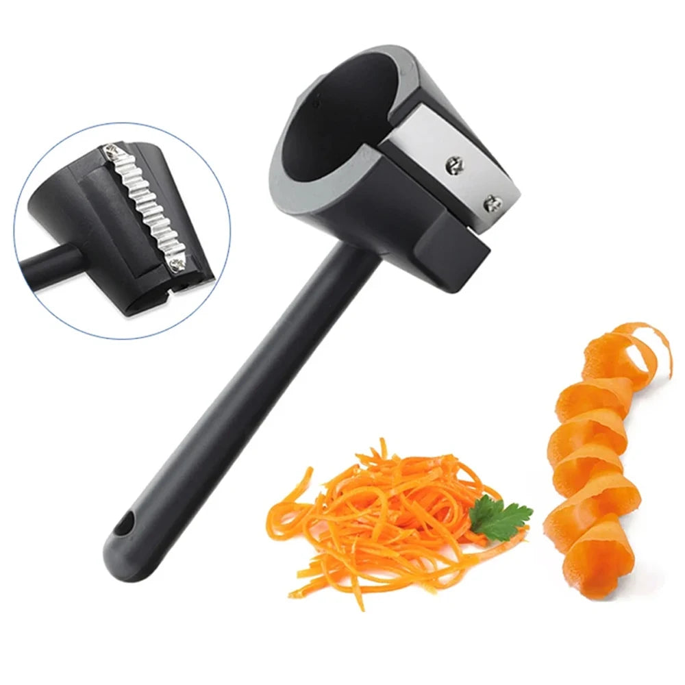 Spiral Vegetable Cutter Slicer – Stainless Steel Shredder