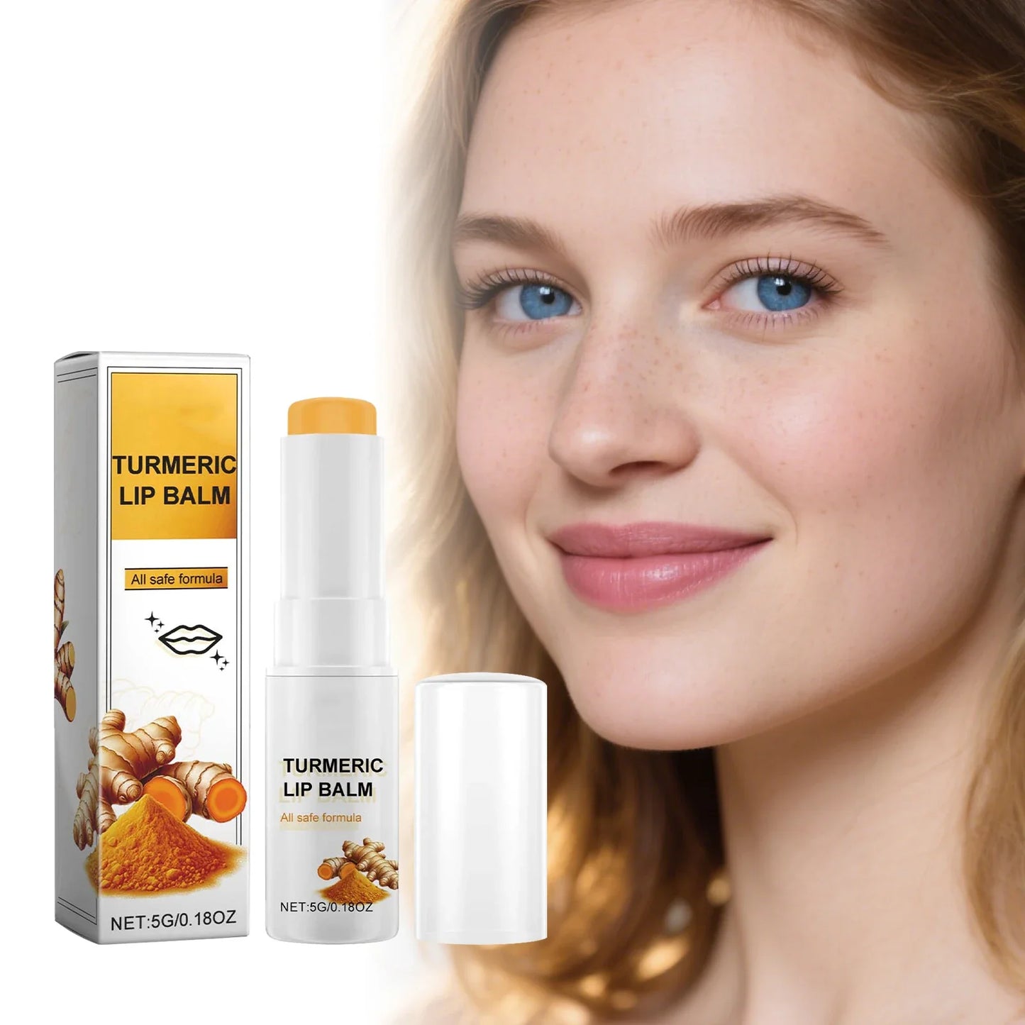 Turmeric Moisturizing Lip Balm – Hydrating & Nourishing